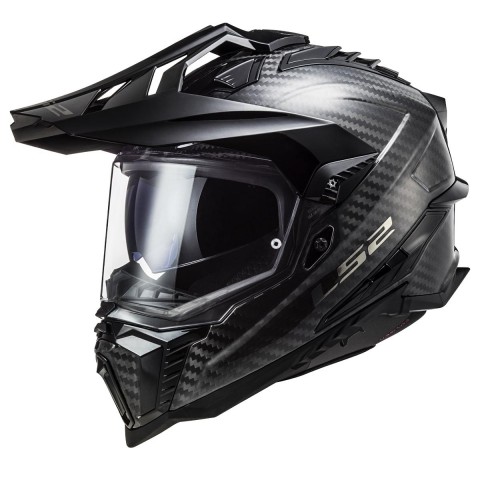 Ls2 Explorer C Karbon Siyah Kapalı Kask