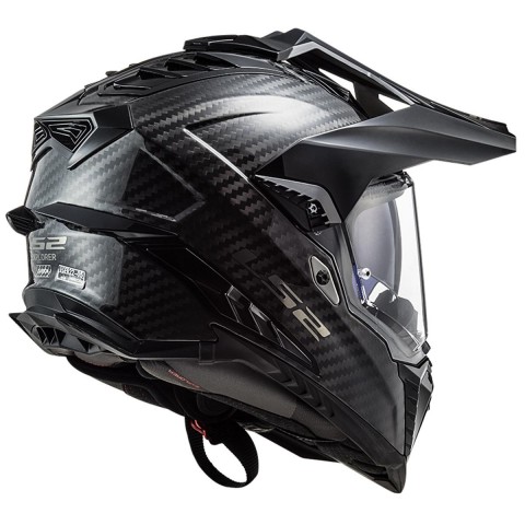Ls2 Explorer C Karbon Siyah Kapalı Kask