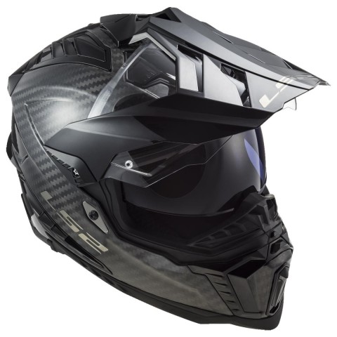 Ls2 Explorer C Karbon Siyah Kapalı Kask