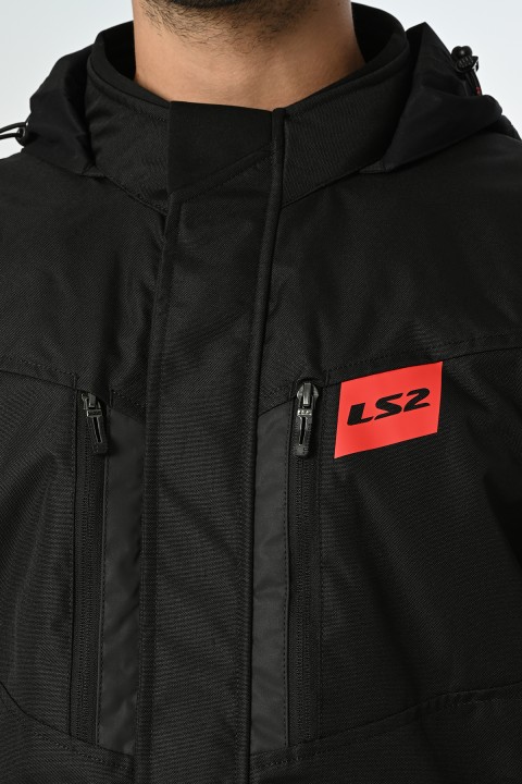 Ls2 Metropolıs Evo Mont Siyah-kırmızı MEDIUM