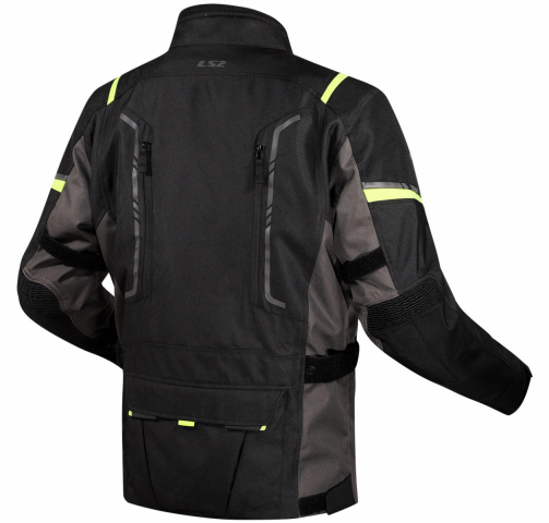 Ls2 Narvık Mont Gri-siyah-neon Sarı