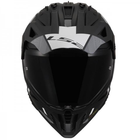 Ls2 Pıoneer 2 Hıll Kapalı Kask Mat Siyah-beyaz MEDIUM