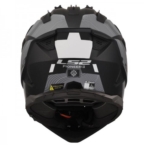 Ls2 Pıoneer 2 Hıll Kapalı Kask Mat Siyah-beyaz MEDIUM