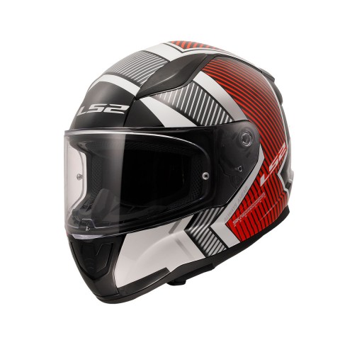 Ls2 Rapıd 2 Extra Kapalı Kask Beyaz - Kırmızı