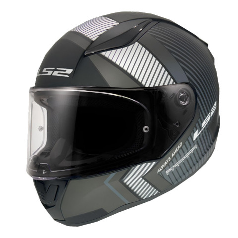 Ls2 Rapıd 2 Extra Kapalı Kask Mat Siyah-gri