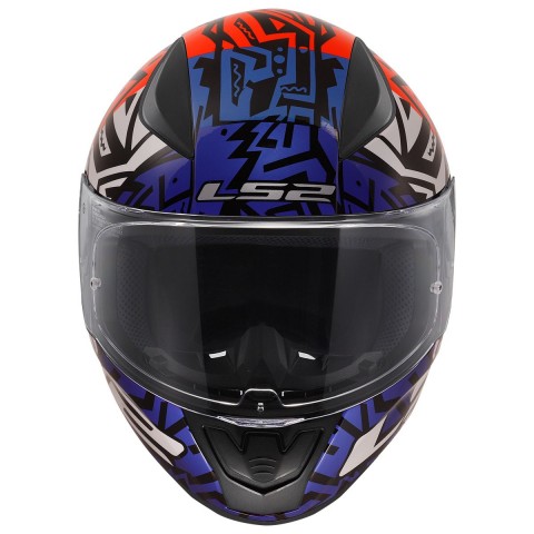 Ls2 Rapıd 2 Memphıs Kırmızı-mavi Kask X-LARGE