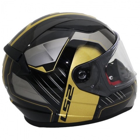 Ls2 Rapıd Medal Kapalı Kask Siyah-sarı