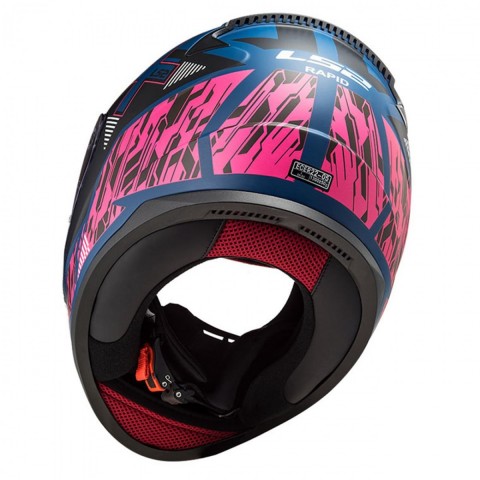 Ls2 Rapıd 2 Xtreet Kapalı Kask Mat Mavi - Mor