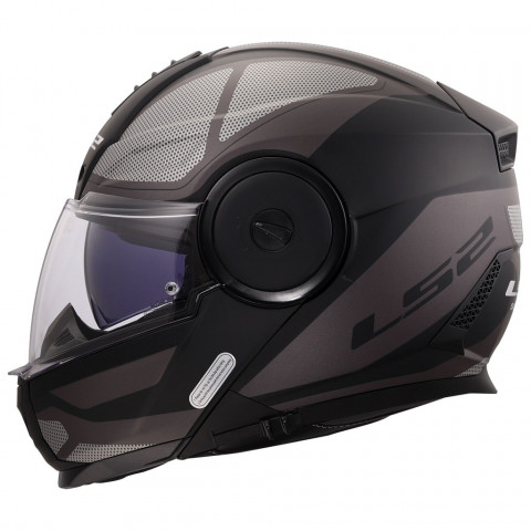 Ls2 Scope 2 Çene Açılır Kask Axıs Mat Siyah-tıtanıum