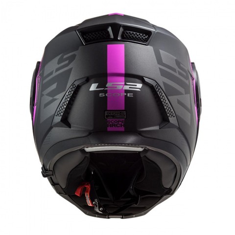 Ls2 Scope Çene Açılır Kask Arch Mat Tıtanıum-pembe