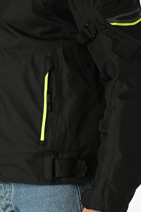 Ls2 Shadow Mevsimlik Mont Siyah-neon Sarı
