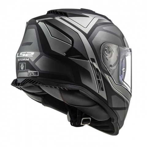 Ls2 Storm 2 Faster Kapalı Kask Mat Tıtanıum