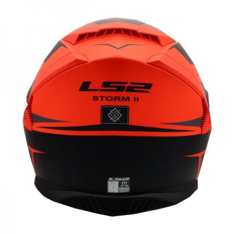 Ls2 Storm 2 Fıst Kapalı Kask Mat Turuncu-siyah