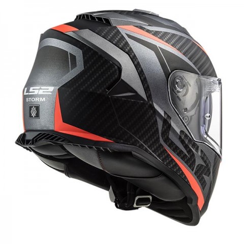 Ls2 Storm 2 Kapalı Kask Mat Tıtanıum Neon Turuncu