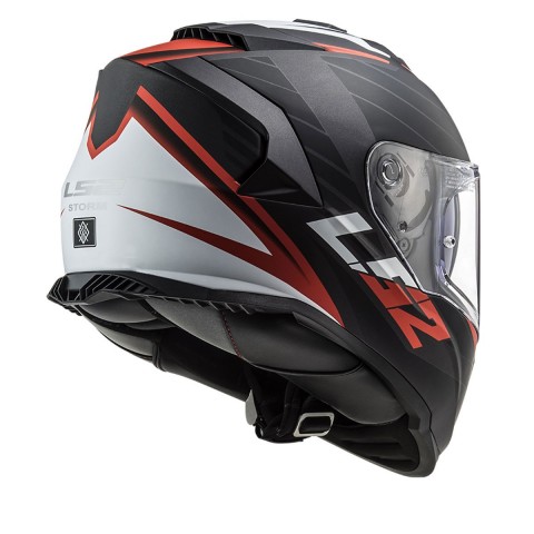 Ls2 Storm 2 Nerve Kapalı Kask Mat Siyah-kırmızı X-LARGE
