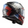 Ls2 Storm 2 Sprınter Kapalı Kask Mat Siyah-kırmızı-tıtanıum