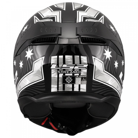 Ls2 Stream 2 Galdam Siyah-beyaz Kask