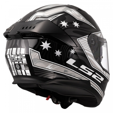 Ls2 Stream 2 Galdam Siyah-beyaz Kask