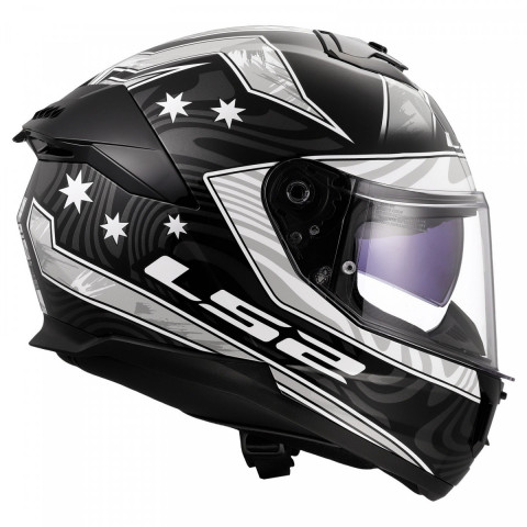Ls2 Stream 2 Galdam Siyah-beyaz Kask
