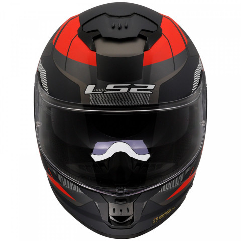 Ls2 Stream 2 Road Kapalı Kask Mat Siyah-tıtanıum-kırmızı