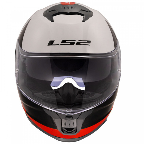 Ls2 Stream 2 Thunderbız Siyah-kırmızı-beyaz Kask