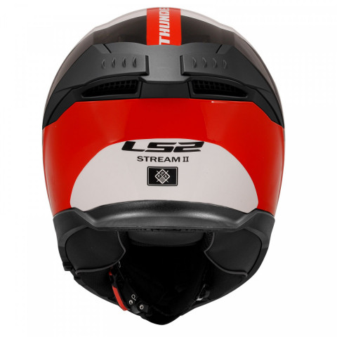 Ls2 Stream 2 Thunderbız Siyah-kırmızı-beyaz Kask