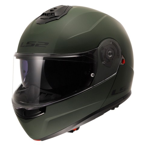 Ls2 Strobe 2 Çene Açılır Kask Mat Yeşil 2X-LARGE
