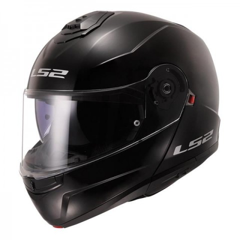 Ls2 Strobe 2 Çene Açılır Kask Siyah MEDIUM