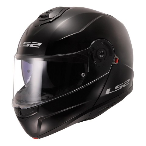 Ls2 Strobe 2 Çene Açılır Kask Siyah MEDIUM