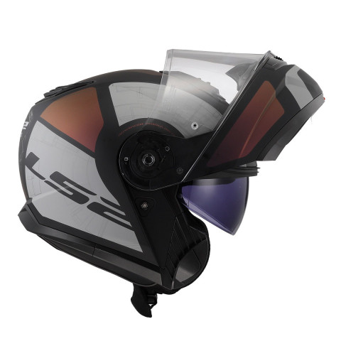 Ls2 Strobe 2 Orıon Mat Siyah-mor-mavi Kask