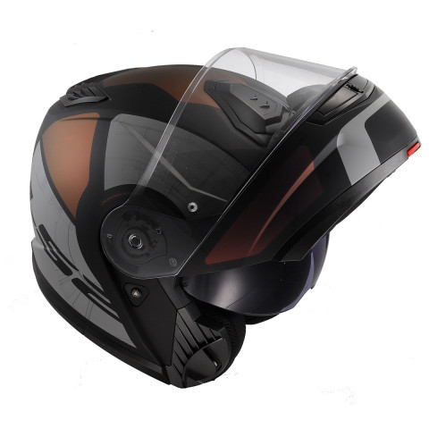 Ls2 Strobe 2 Orıon Mat Siyah-mor-mavi Kask