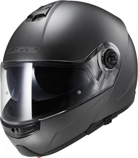 Ls2 Strobe Çene Açılır Kask Mat Tıtanıum