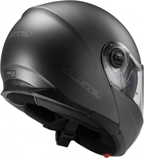 Ls2 Strobe Çene Açılır Kask Mat Tıtanıum