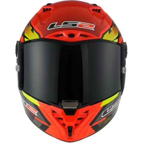 Ls2 Thunder Karbon Gp Aero Fıre Kapalı Kask Kırmızı-siyah