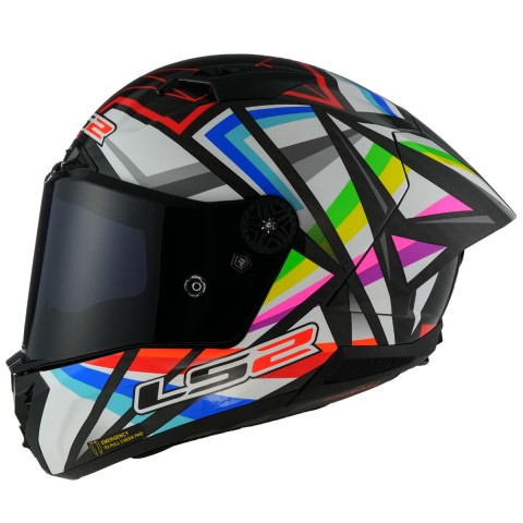 Ls2 Thunder Karbon Gp Aero Flash Kapalı Kask Siyah
