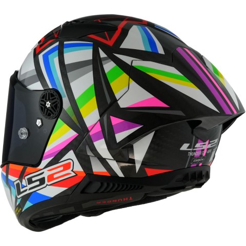 Ls2 Thunder Karbon Gp Aero Flash Kapalı Kask Siyah