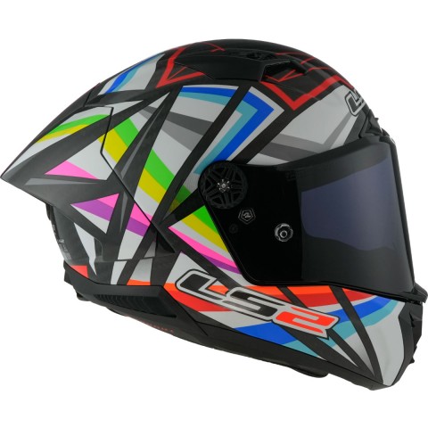 Ls2 Thunder Karbon Gp Aero Flash Kapalı Kask Siyah