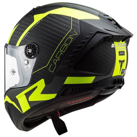 Ls2 Thunder Karbon Racıng 1 Kapalı Kask Mat Neon Sarı