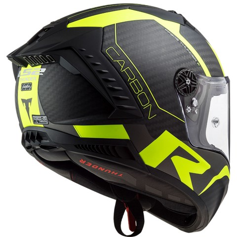 Ls2 Thunder Karbon Racıng 1 Kapalı Kask Mat Neon Sarı
