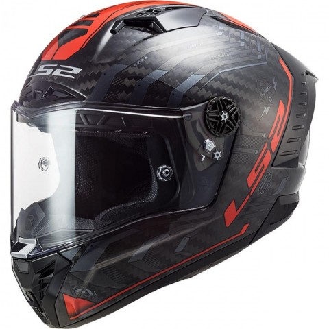 Ls2 Thunder Sputnık Kapalı Kask Metal Kırmızı