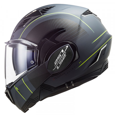 Ls2 Valıant 2 Cooper Çene Açılır Modüler Kask Mat Tıtanıum-siyah