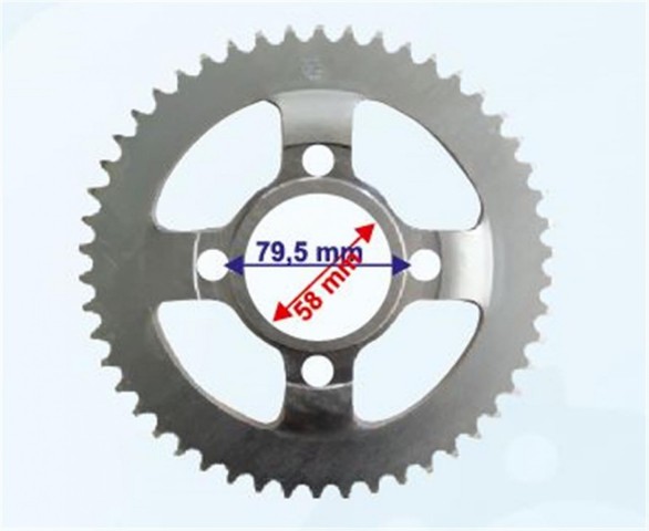 Mondıal X-treme Max150 Max200 Cross 50t Arka Dişli Çanaklı Motospartan