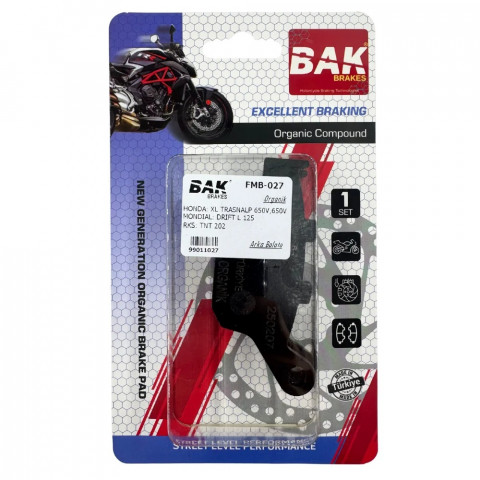 Mondıal Drıft L 125 Arka Balata Bak 496 306