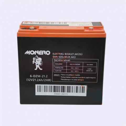 Monero Akü 12v 20/24ah Elektrikli Bisiklet (e-bıke)