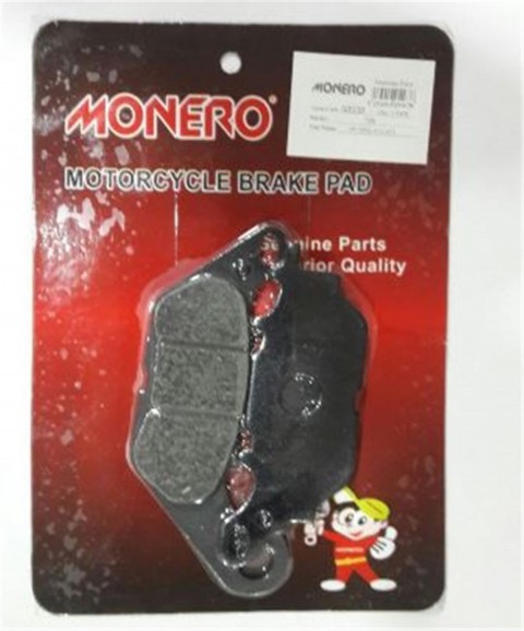 Monero Arka Fren Balatası  Yamaha Nmax 125 155 Trıcıty 125 Delıght 115 Ön Ybr 125k Esd Cygnus L 264 464