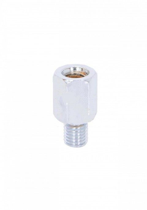 Motomaster Ayna Aparatı Adaptörü Krom -10 -10 (10mm Tersten 10mm Terse)