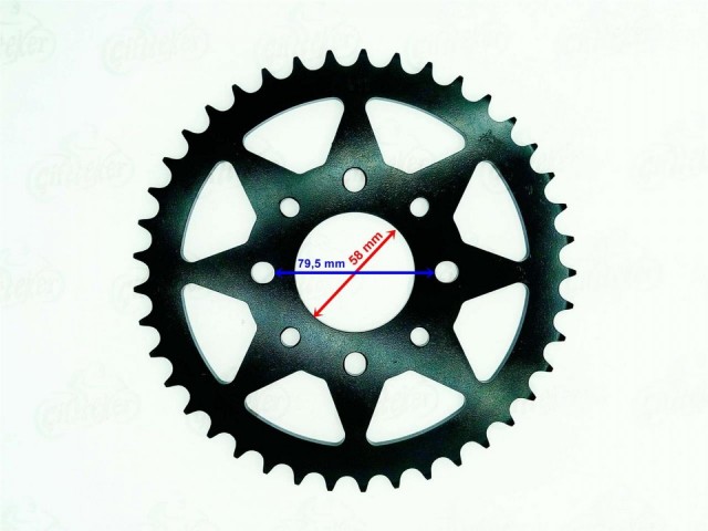 Motospartan Arka Dişli 41t 520 Zincir İçin İç 58mm 8 Delik Öm Ktm Duke 125 (2011-2013) Ktm Duke 200