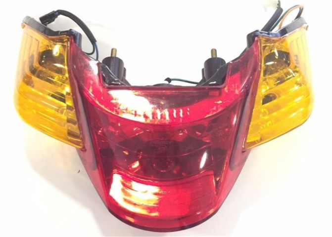 Motospartan Arka Stop Komple Cbf150 Sarı Sinyal Camlı (2006-2010) Eski Model