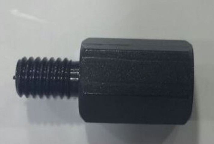 Motospartan Ayna Aparatı Adaptörü +10mm -8mm 10mm Düzden 8mm Terse Siyah
