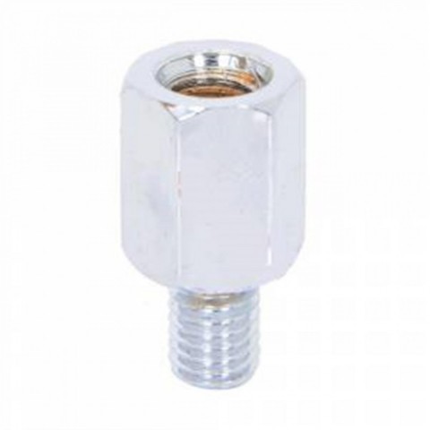 Motospartan Ayna Aparatı Adaptörü -8 Mm -8mm Krom Üst 8mm Ters Diş - Alt 8mm Ters Diş